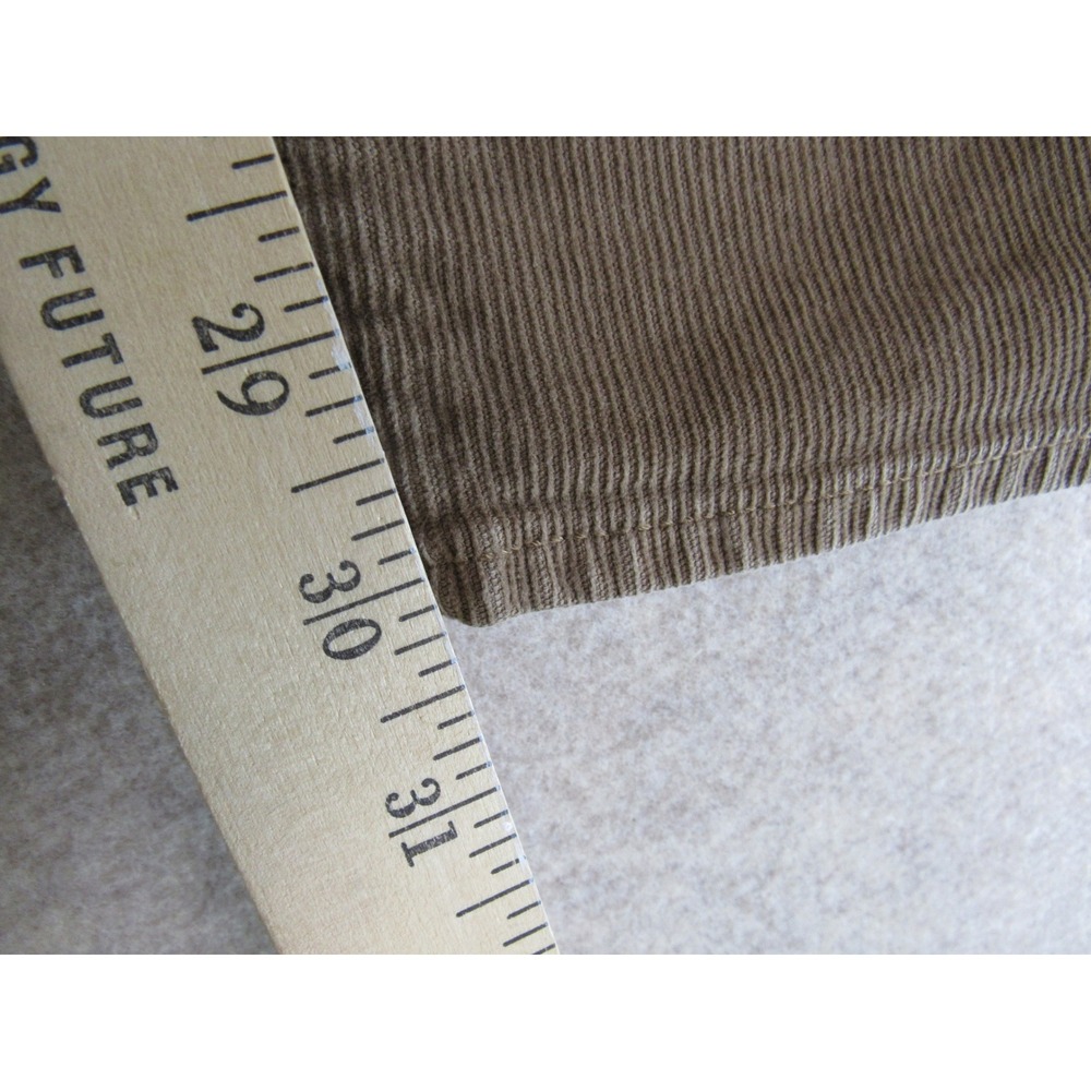 J.Crew Mens Brown Classic Straight Corduroy Pants 34x32 Stretch Cotton Cord - Picture 8 of 10